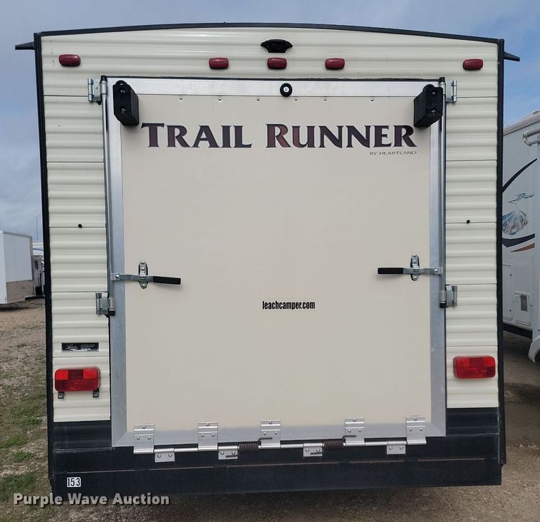 image for item NZ9821 2019 Heartland RV 28th Trail Runner toy hauler camper