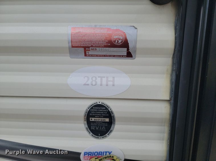 image for item NZ9821 2019 Heartland RV 28th Trail Runner toy hauler camper