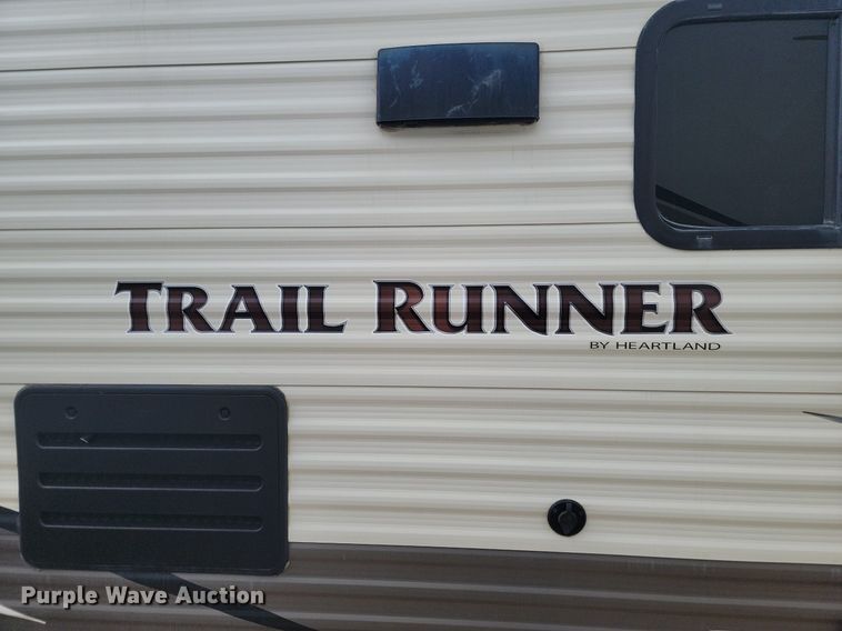 image for item NZ9821 2019 Heartland RV 28th Trail Runner toy hauler camper