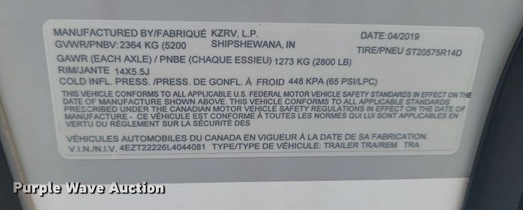 image for item NZ9827 2020 Ventrure RV Sonic camper