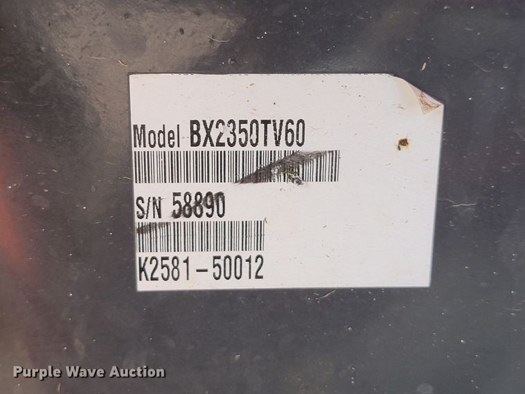 image for item NZ9856 2005 Kubota  BX2350 MFWD tractor