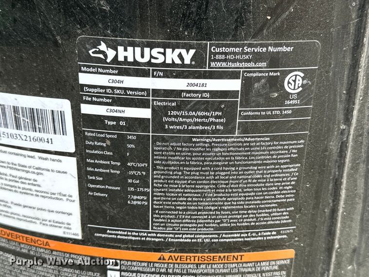 image for item OE9170 (3) air compressors