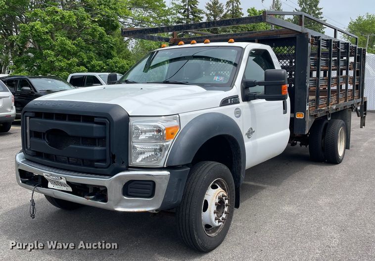 image for item OG9915 2014 Ford  F450XL Superduty  flatbed truck
