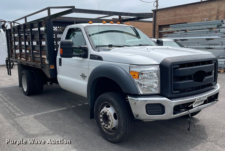 image for item OG9915 2014 Ford  F450XL Superduty  flatbed truck