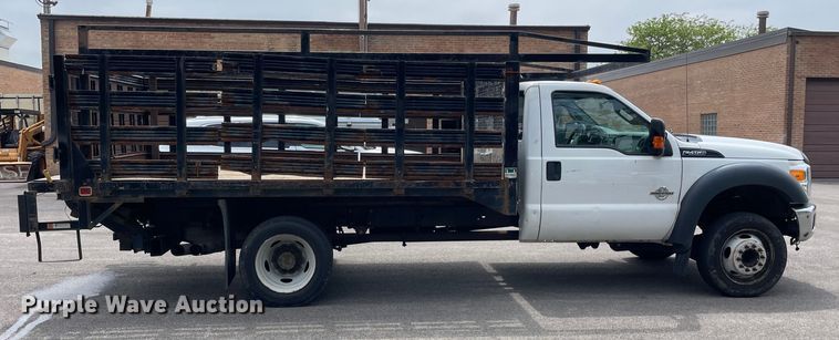 image for item OG9915 2014 Ford  F450XL Superduty  flatbed truck