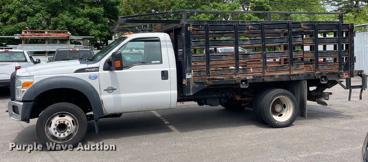 image for item OG9915 2014 Ford  F450XL Superduty  flatbed truck