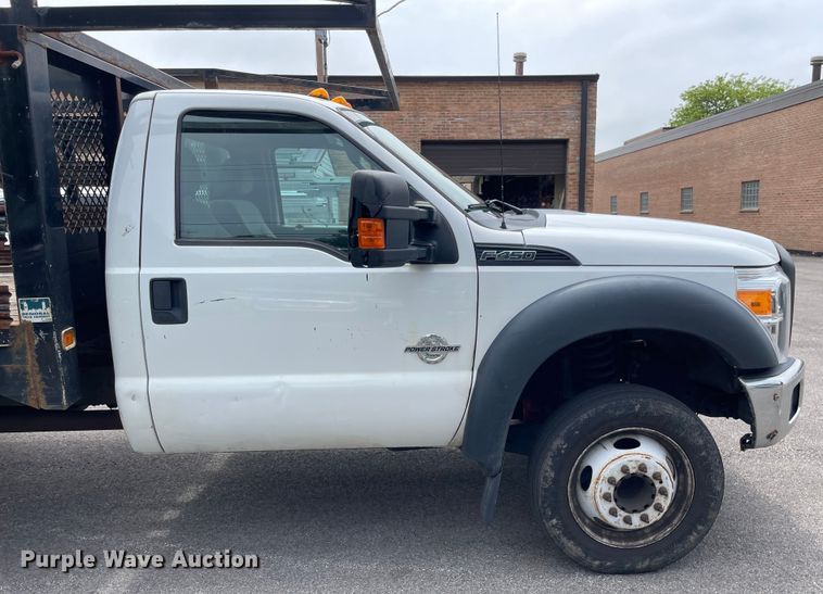 image for item OG9915 2014 Ford  F450XL Superduty  flatbed truck