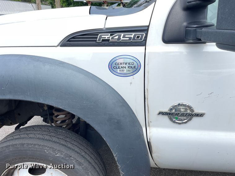 image for item OG9915 2014 Ford  F450XL Superduty  flatbed truck