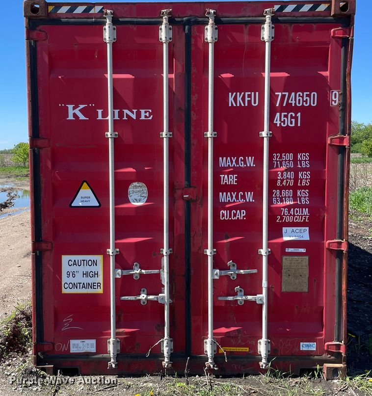 image for item OG9940 2011 CIMC storage container