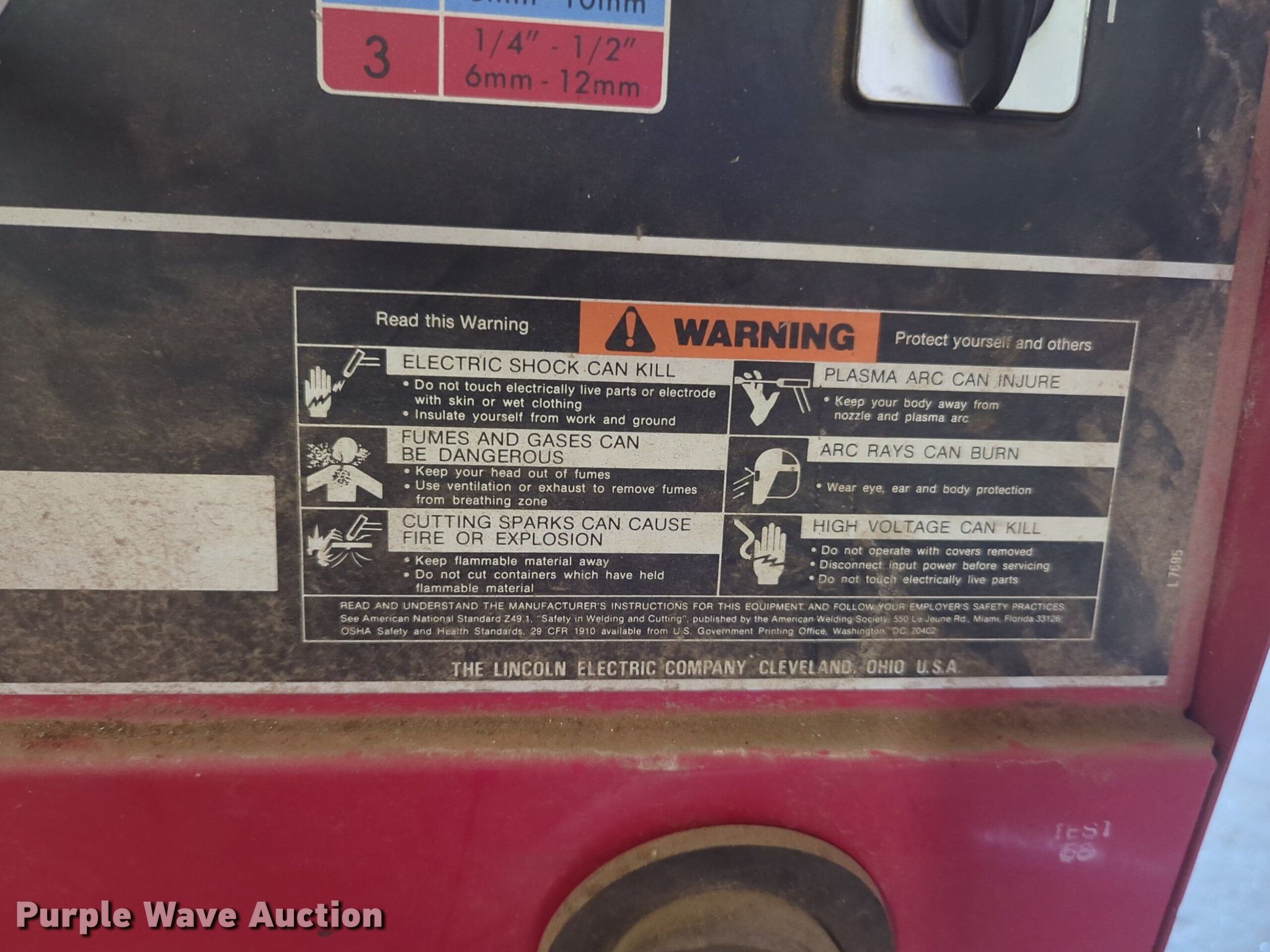 Lincoln ProCut 60 plasma cutter in Lookeba, OK Item NZ9758 for sale