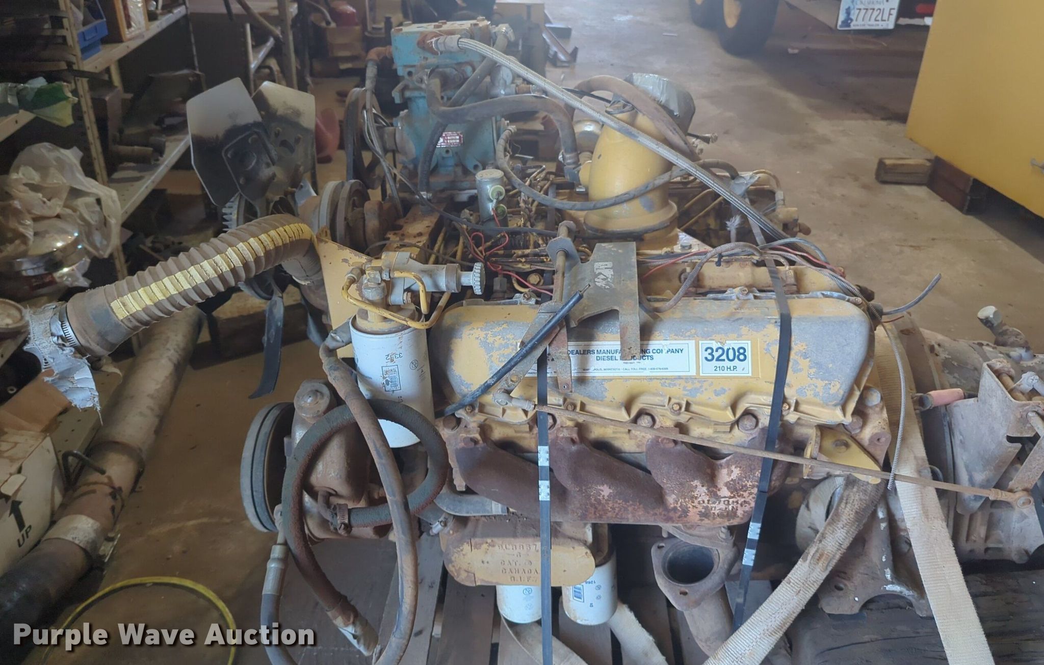 Caterpillar 3208 engine in Lookeba, OK Item NZ9759 for sale Purple Wave