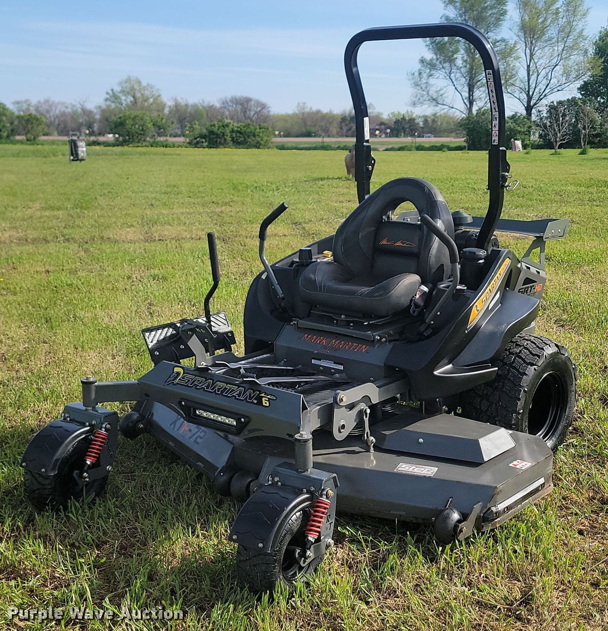2018 Spartan SRT-HD 896CC72 Mark Martin Edition ZTR lawn mower in