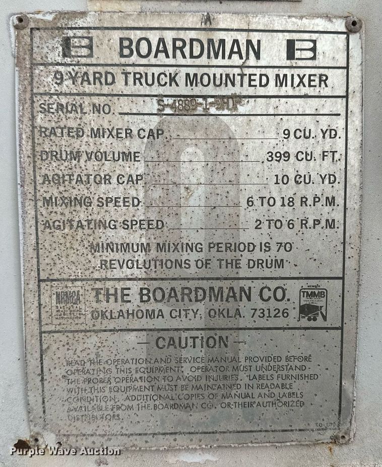 image for item DM2694 1974 Mack ready mix truck