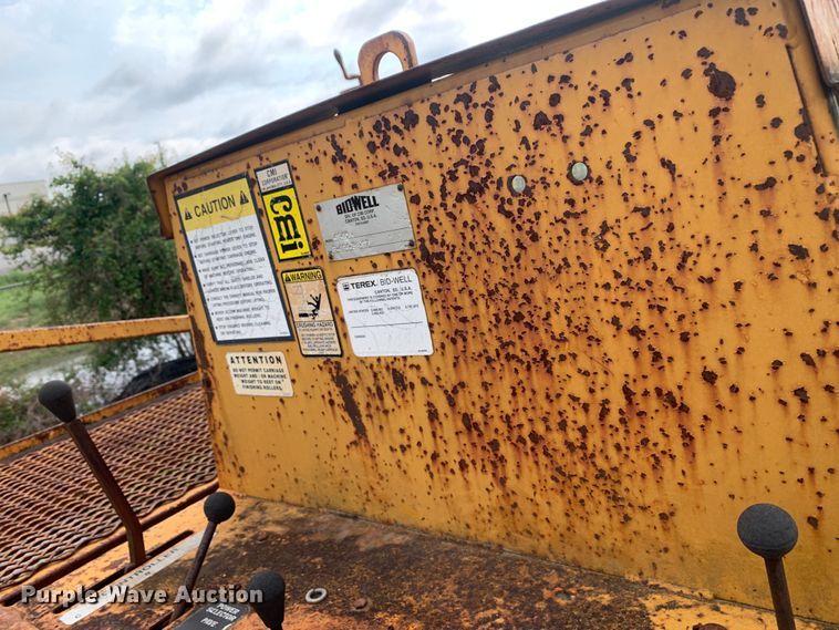 image for item DM7820 Terex Bid-Well 4840 concrete paver frame