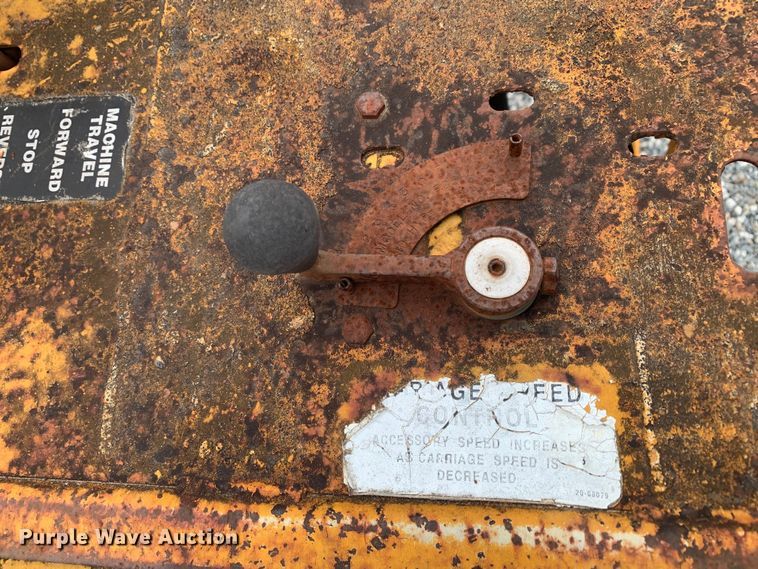 image for item DM7820 Terex Bid-Well 4840 concrete paver frame