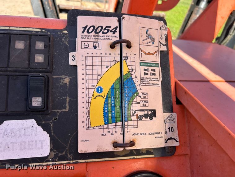 image for item DO1127 2008 JLG Skytrak 10054 telehandler