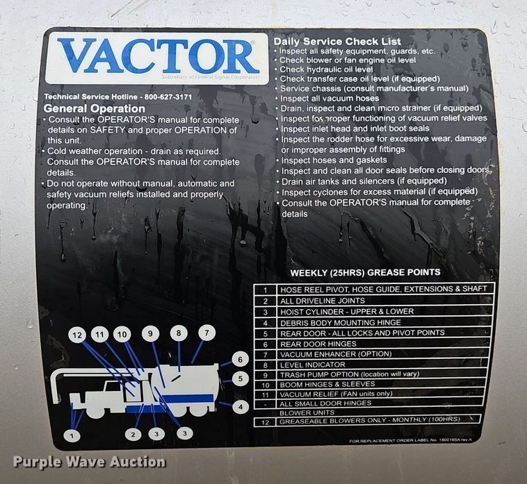 image for item DP0862 1998 Ford L8501 sewer jetter truck