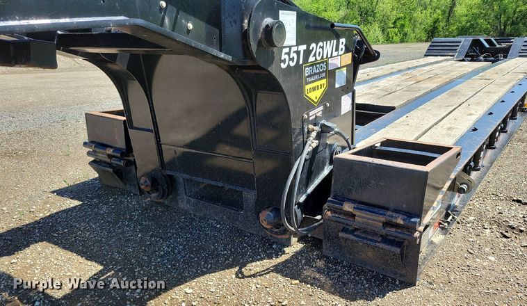 image for item DP1448 2020 Brazos 55T 26WLB lowboy equipment trailer