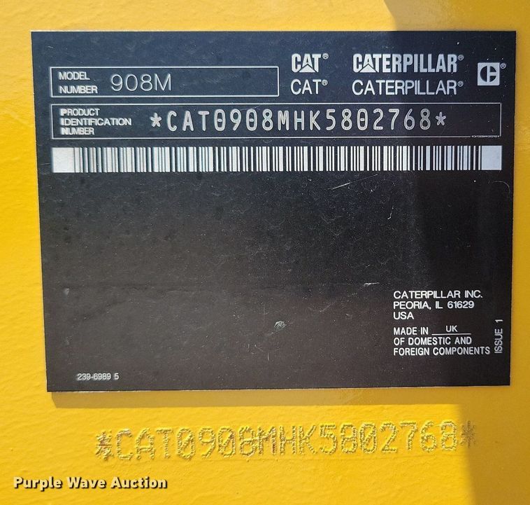 image for item DP1451 Caterpillar 908M wheel loader