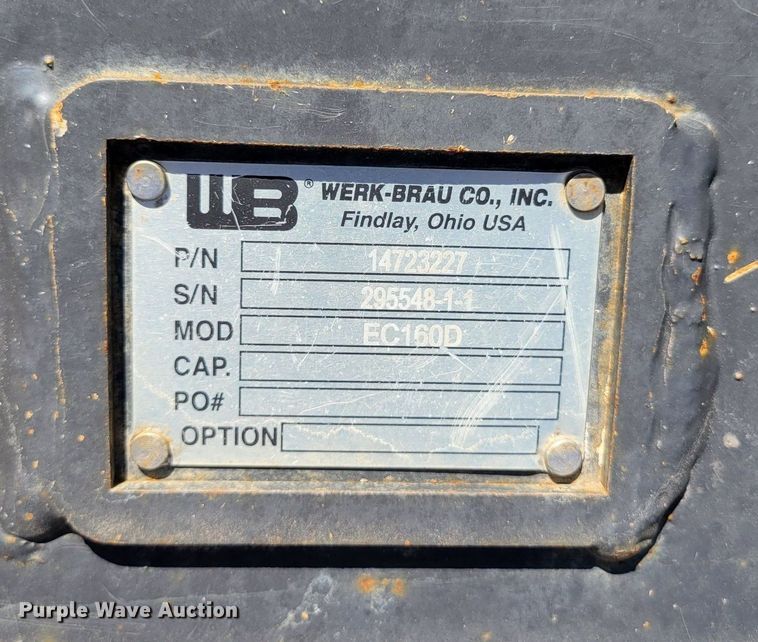 image for item DP1452 2020 Volvo EC160EL excavator