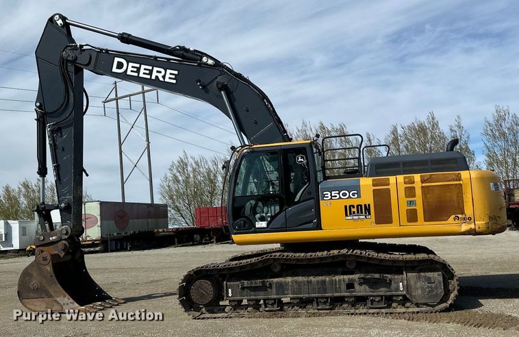 image for item DQ0814 2019 John Deere 350G LC excavator