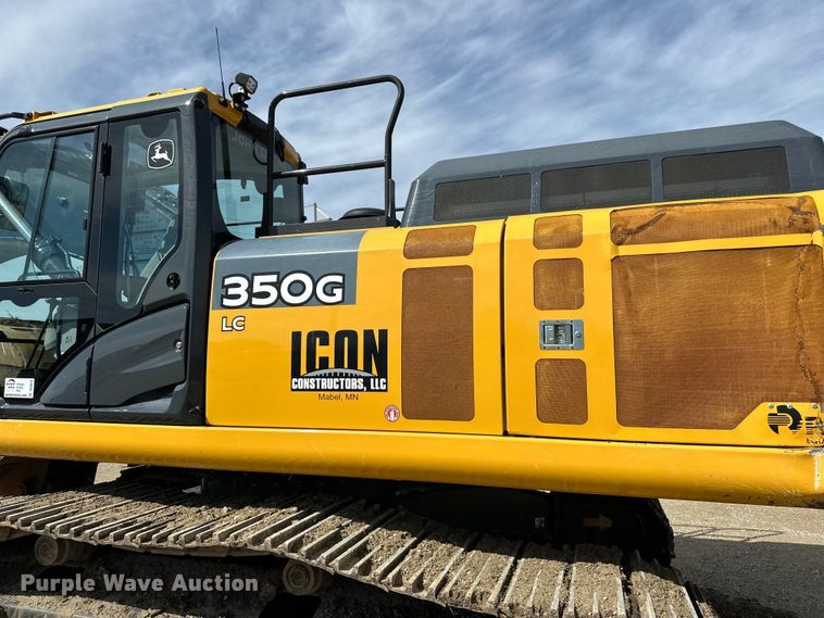 image for item DQ0814 2019 John Deere 350G LC excavator
