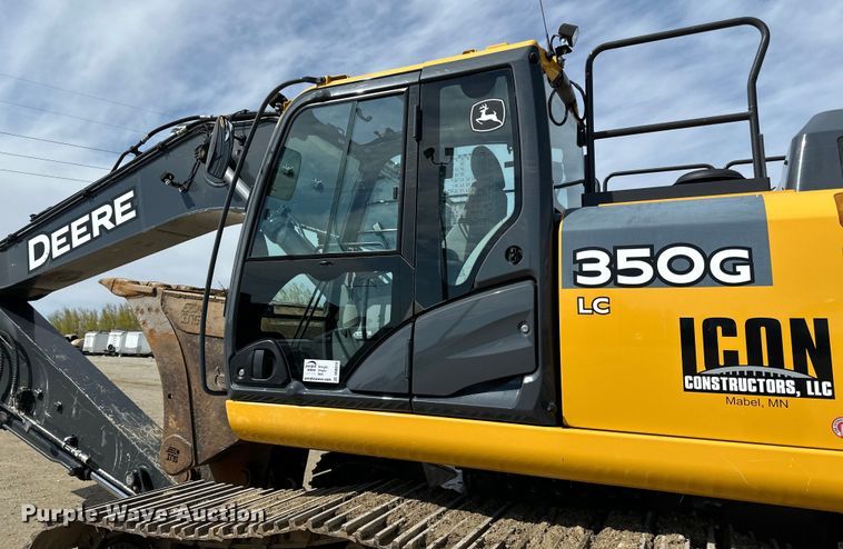 image for item DQ0814 2019 John Deere 350G LC excavator