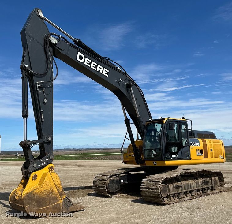 image for item DQ0815 2019 John Deere 350G LC excavator