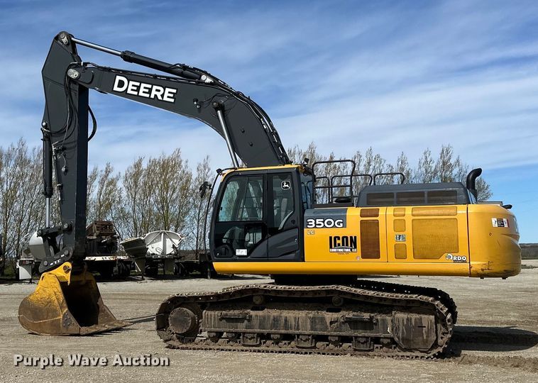image for item DQ0815 2019 John Deere 350G LC excavator