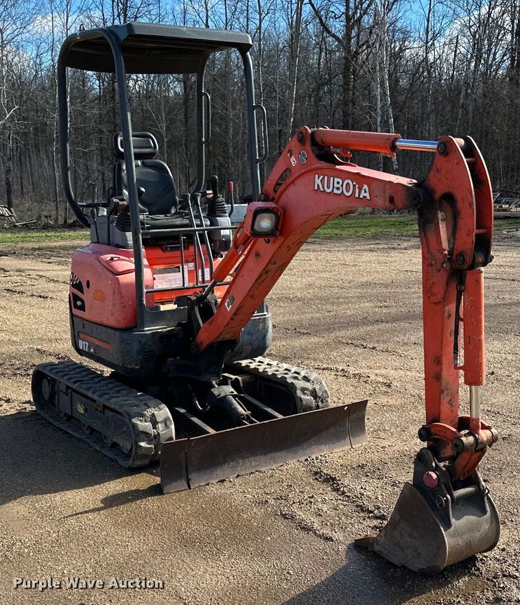 image for item DQ0821 2014 Kubota   U17 mini excavator