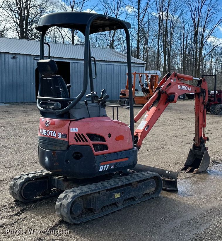 image for item DQ0821 2014 Kubota   U17 mini excavator