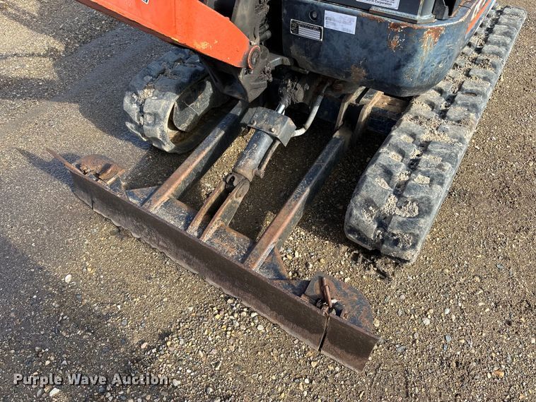 image for item DQ0821 2014 Kubota   U17 mini excavator