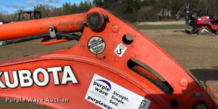 image for item DQ0821 2014 Kubota   U17 mini excavator