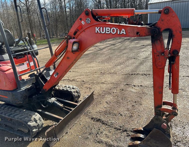 image for item DQ0821 2014 Kubota   U17 mini excavator