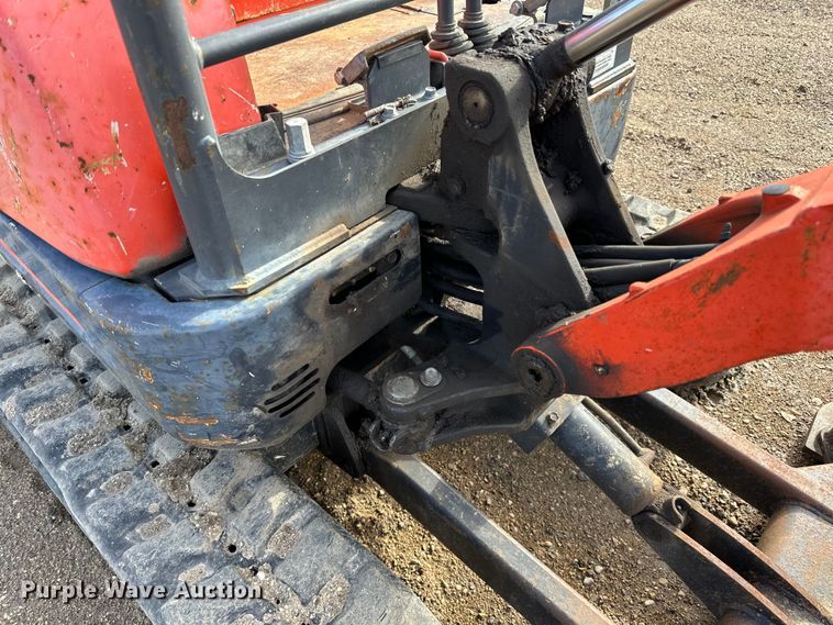 image for item DQ0821 2014 Kubota   U17 mini excavator