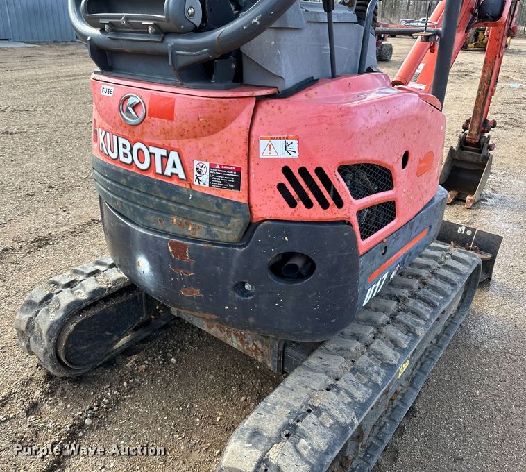 image for item DQ0821 2014 Kubota   U17 mini excavator