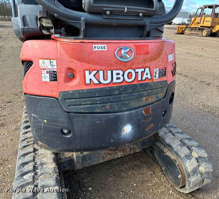 image for item DQ0821 2014 Kubota   U17 mini excavator