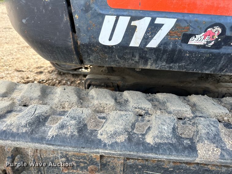 image for item DQ0821 2014 Kubota   U17 mini excavator