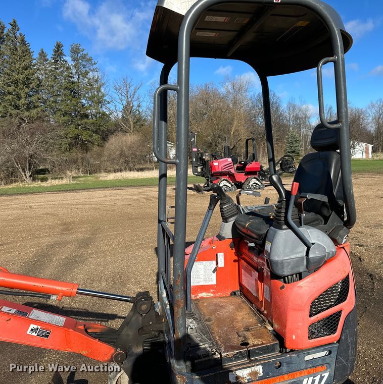 image for item DQ0821 2014 Kubota   U17 mini excavator