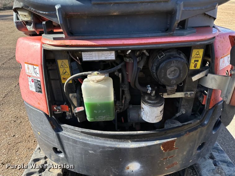 image for item DQ0821 2014 Kubota   U17 mini excavator