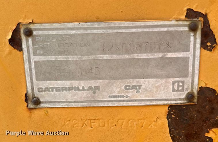 image for item DQ0829 1988 Caterpillar  D4B dozer