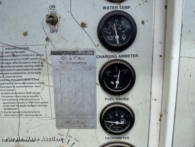 image for item DQ0832 Multiquip DCA70SSJU generator