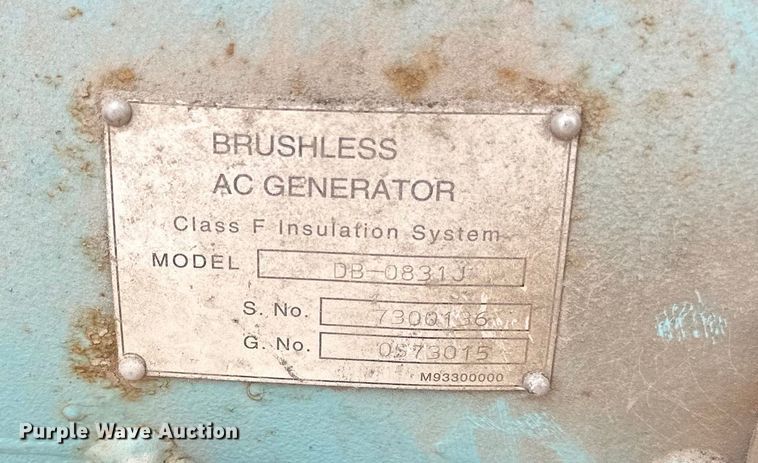 image for item DQ0832 Multiquip DCA70SSJU generator