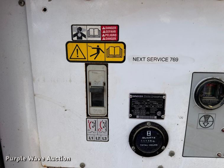 image for item DQ0833 Wacker G85 generator