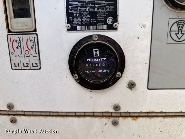 image for item DQ0833 Wacker G85 generator