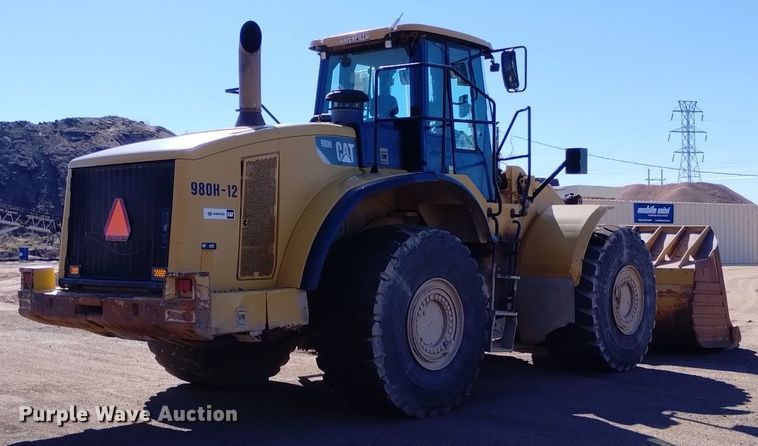 image for item DQ6085 2007 Caterpillar 980H wheel loader