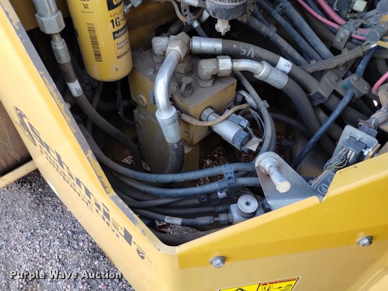 image for item DQ6088 2011 Caterpillar CB-54 double drum vibratory roller