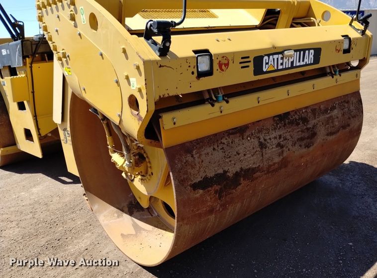 image for item DQ6088 2011 Caterpillar CB-54 double drum vibratory roller