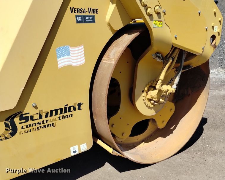 image for item DQ6088 2011 Caterpillar CB-54 double drum vibratory roller