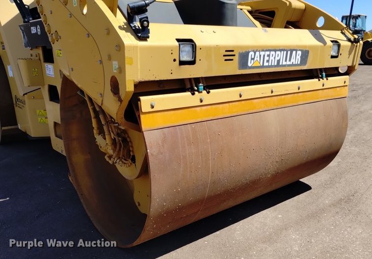 image for item DQ6088 2011 Caterpillar CB-54 double drum vibratory roller